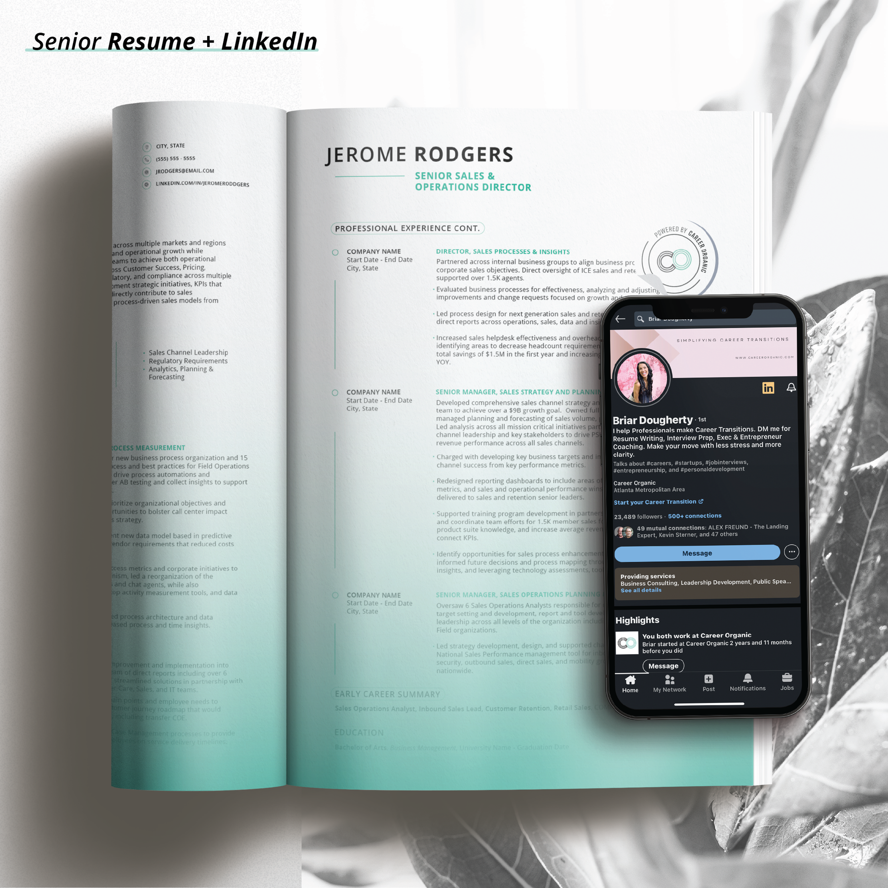 Senior Resume + LinkedIn