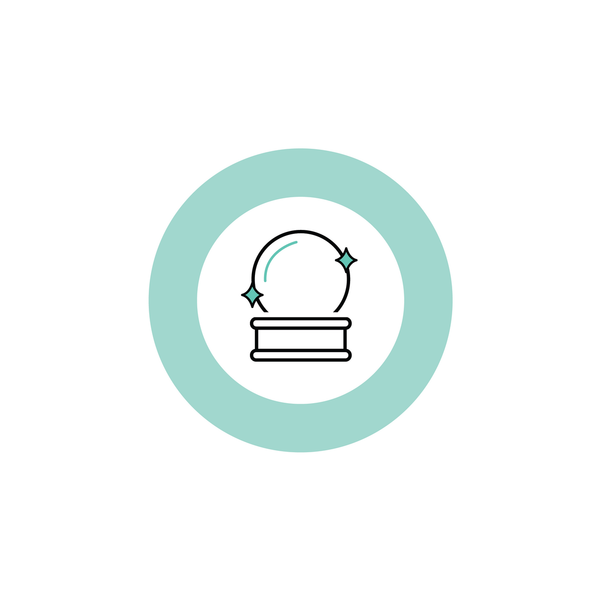 magic ball icon signifying transparency