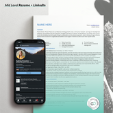Mid Career Resume + LinkedIn