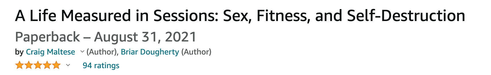 A life measured in sessions