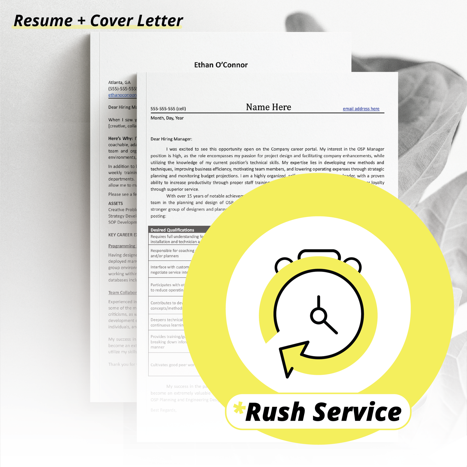 RUSH SERVICE ADD-ON ⚠️